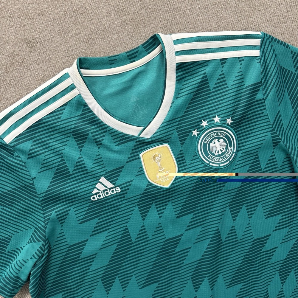 Adidas Climalite Fifa 2014 Germany Jersey World Cup Champions Green Men's Sz XL